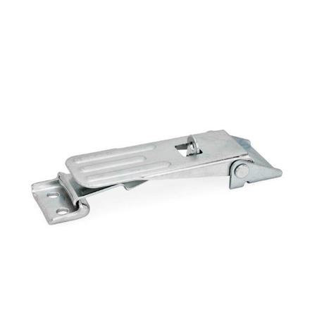 J.W. WINCO GN821-400-SV-ST-1 Toggle Latch Steel 400ENH0/SV